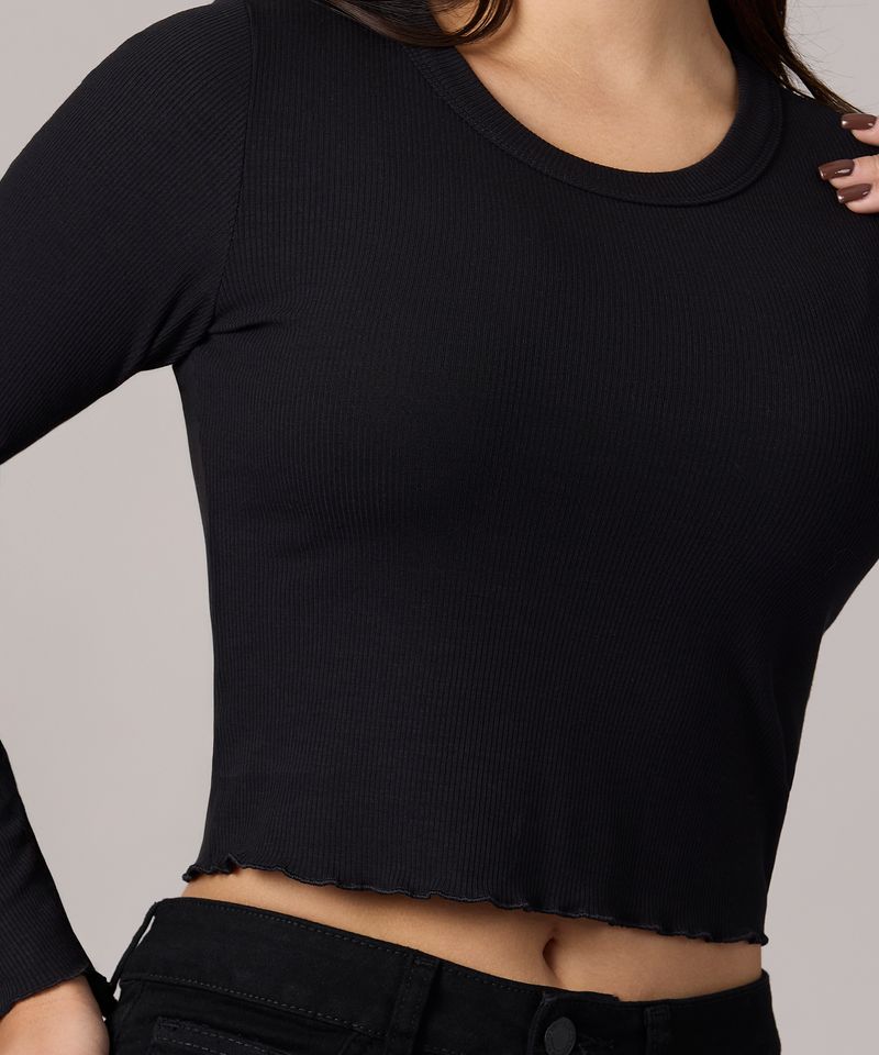 Playera Manga Larga de Dama