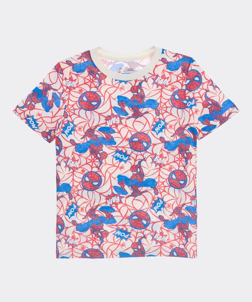 Playera de Licencia Spiderman de  Niño Infantil