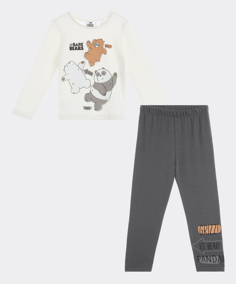 Set Pijama Pantalón y Playera We Bare Bears de Bebo Años