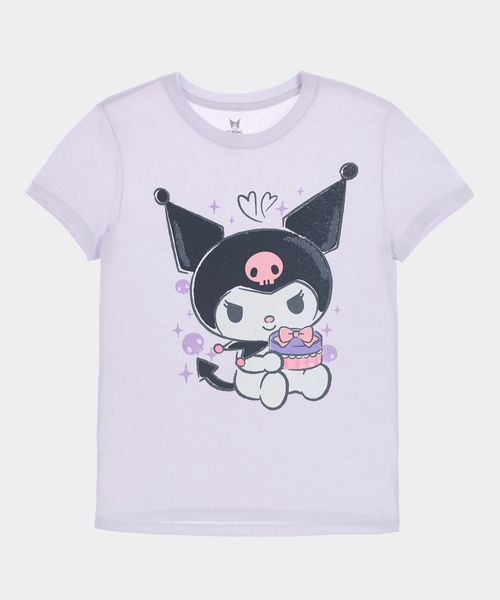 Playera de Licencia Kuromi de  Niña Infantil