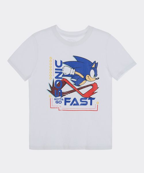 Playera de Licencia Sonic de  Niño Infantil
