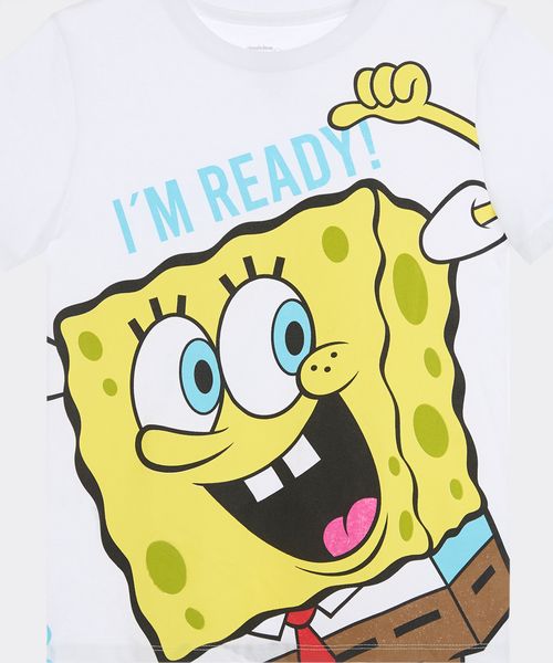 Playera de Licencia Bob Esponja de  Niño Infantil