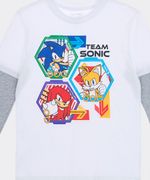 Playera de Licencia Sonic de Niño Infantil