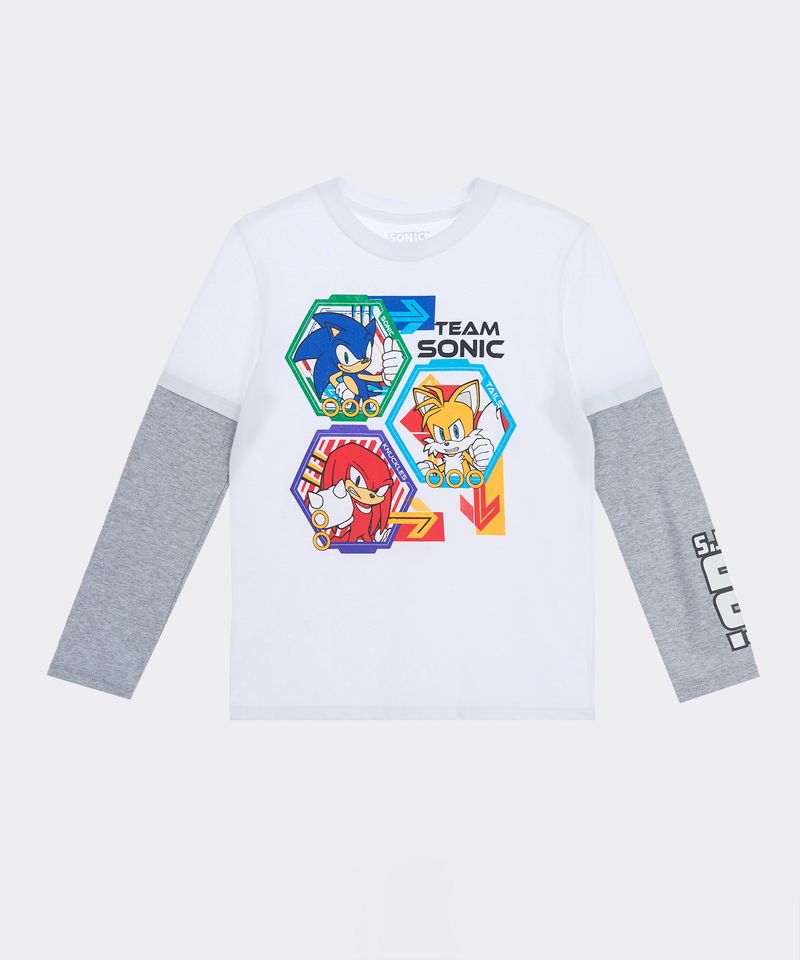 Playera de Licencia Sonic de Niño Infantil