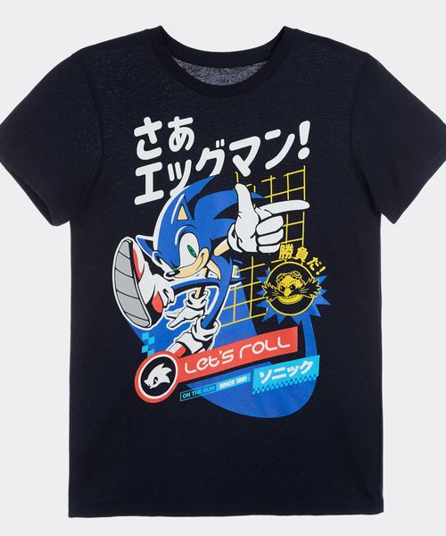 Playera de Licencia Sonic de  Niño Juvenil