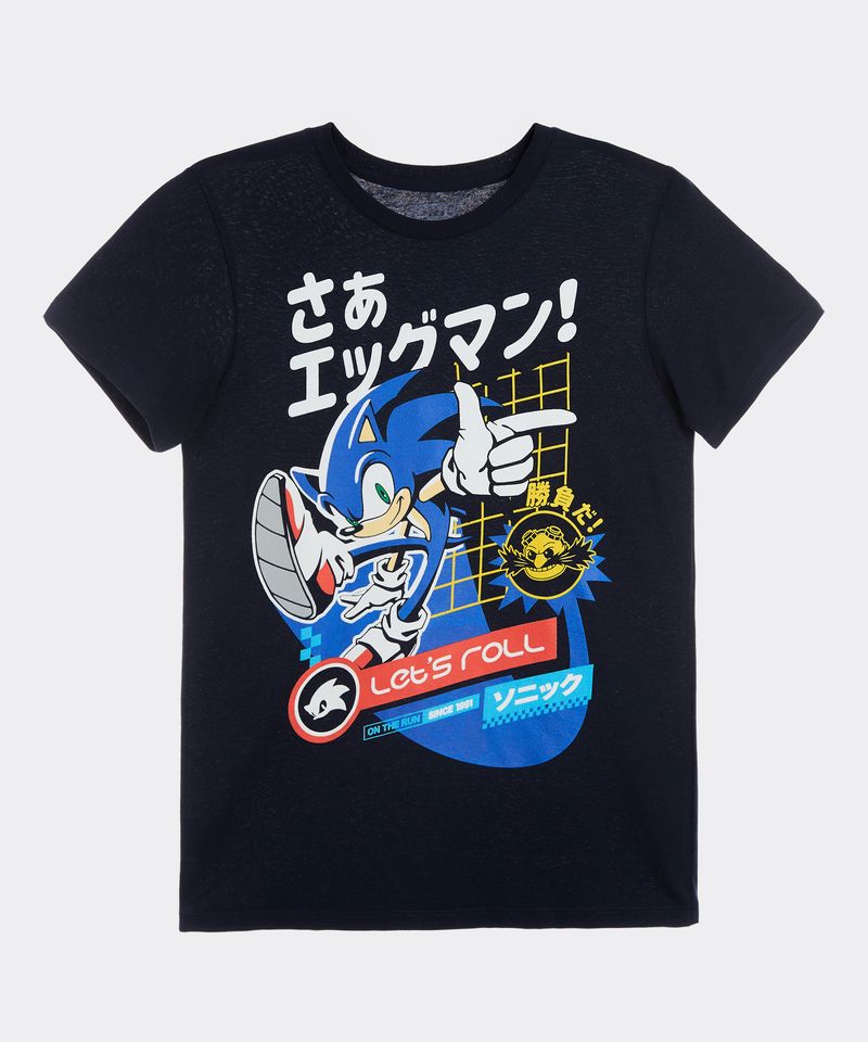 Playera de Licencia Sonic de Niño Juvenil