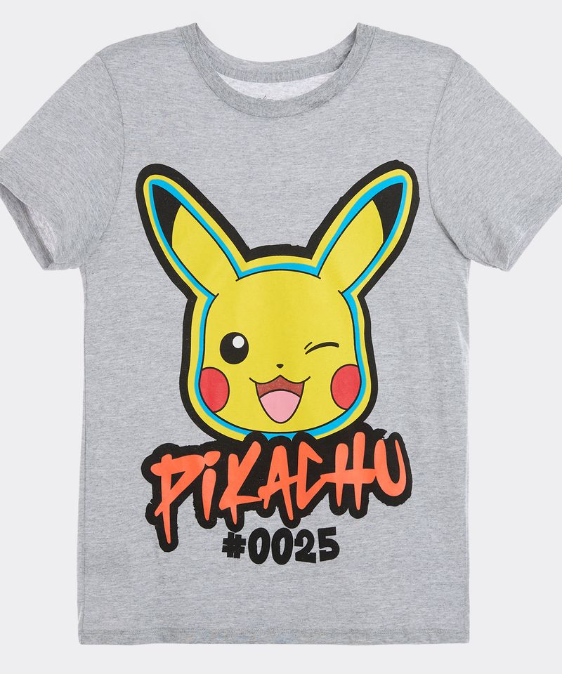 Playera de Licencia Pokemon de Niño Juvenil