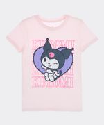 Playera de Licencia Kuromi de Niña Infantil