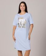 Camisón Manga Corta de Dama