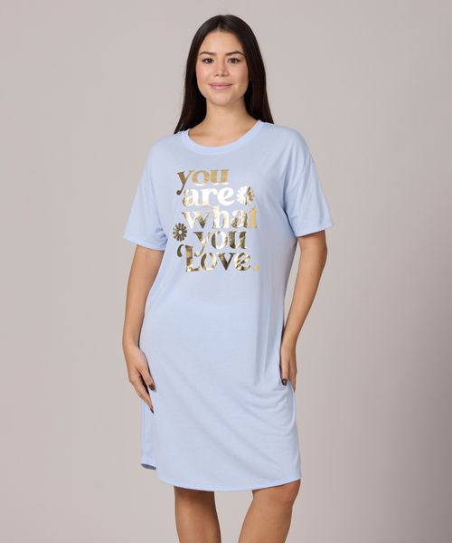 Camisón Manga Corta  de  Dama