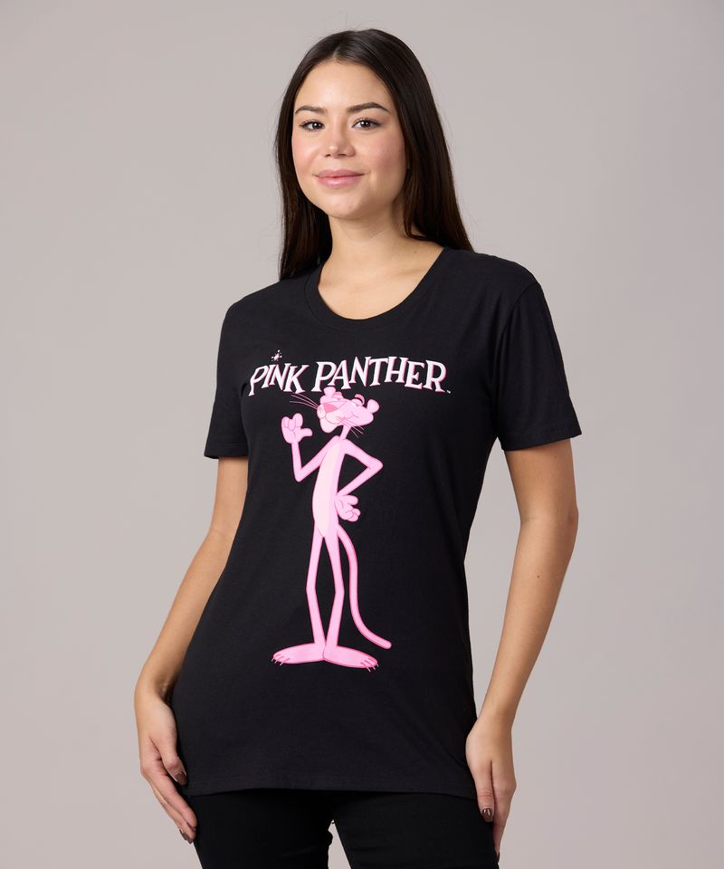 Playera de Licencia Pink Panter de Dama