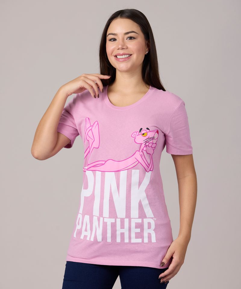 Playera de Licencia Pink Panter de Dama