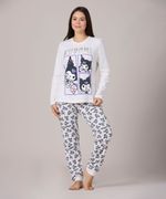 Set Pijama Pantalón y Playera Kuromi de Dama