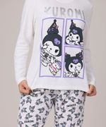Set Pijama Pantalón y Playera Kuromi de Dama