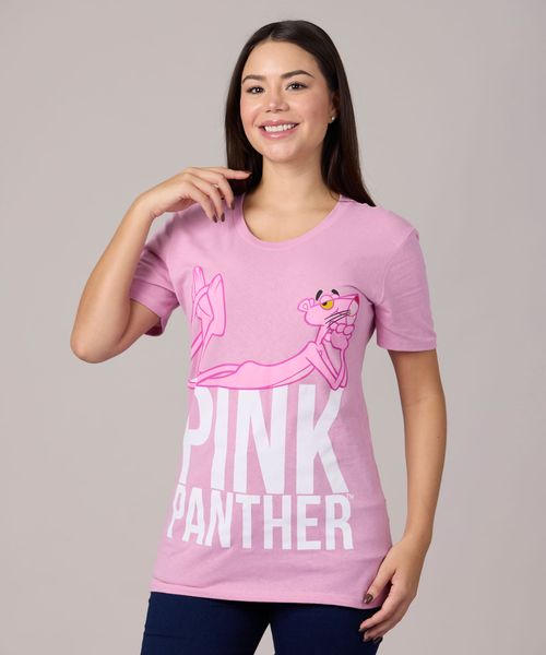 Playera de Licencia Pink Panter de  Dama