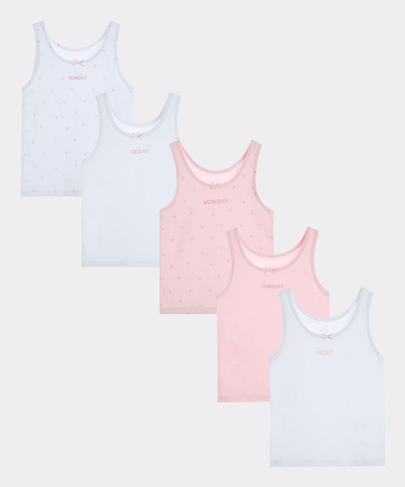 5 Pack Camisetas de Beba Años