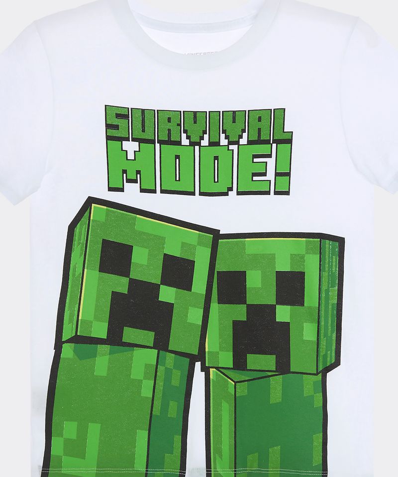 Playera de Licencia Minecraft de Niño Infantil