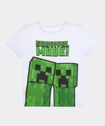Playera de Licencia Minecraft de Niño Infantil