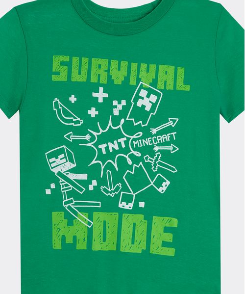 Playera de Licencia Minecraft de  Niño Infantil