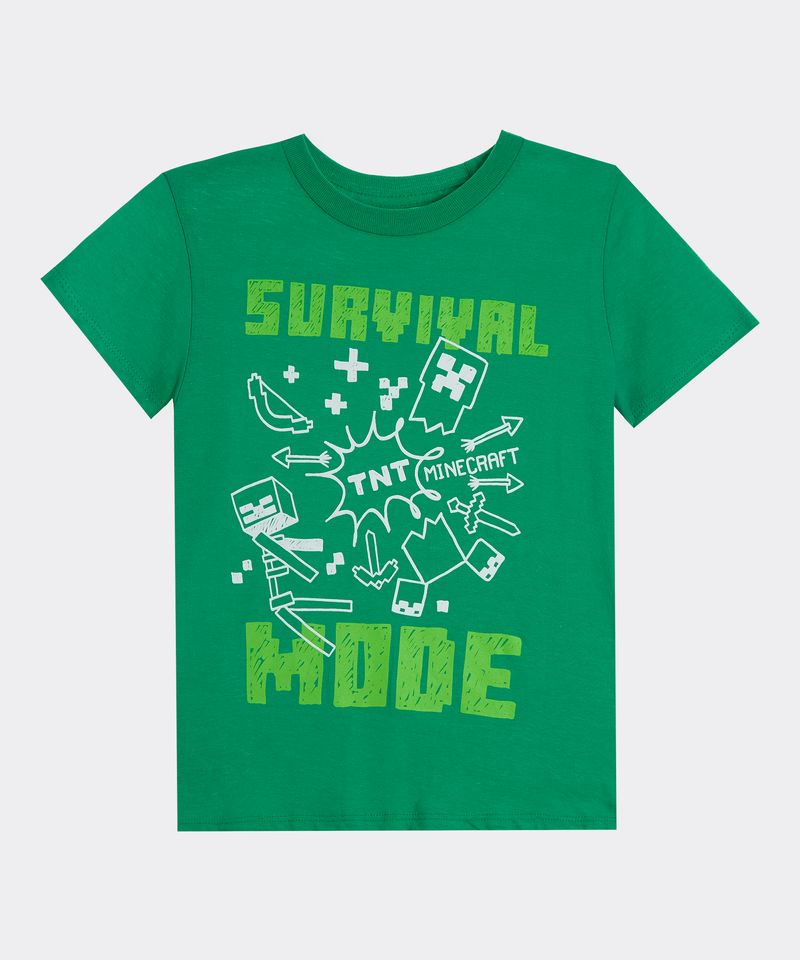 Playera de Licencia Minecraft de Niño Infantil