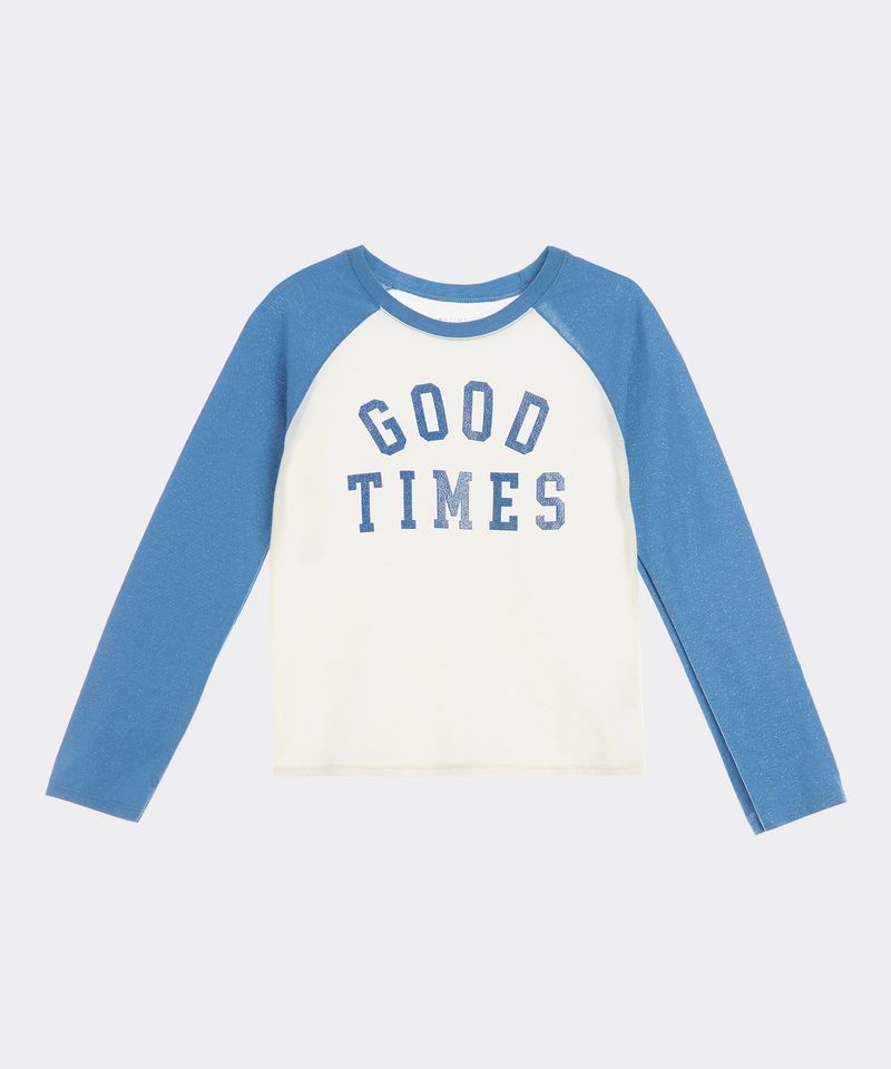 Playera Manga Larga de Niña Infantil