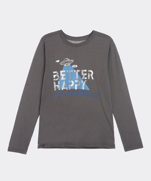 Playera Manga Larga  de  Niño Juvenil