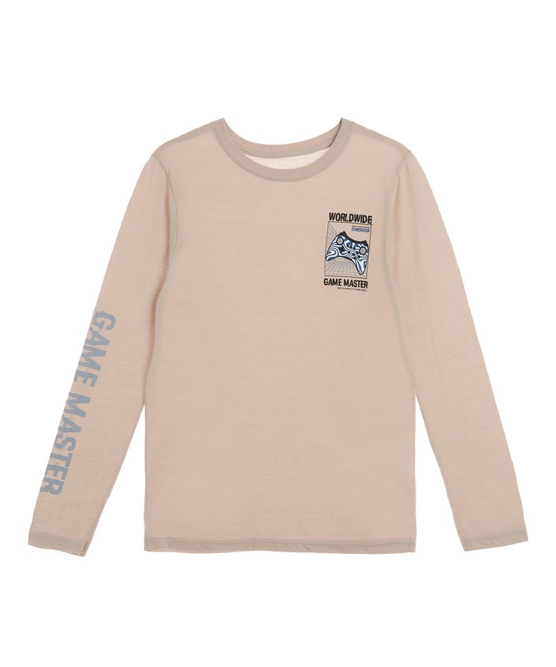 Playera Manga Larga de Niño Juvenil