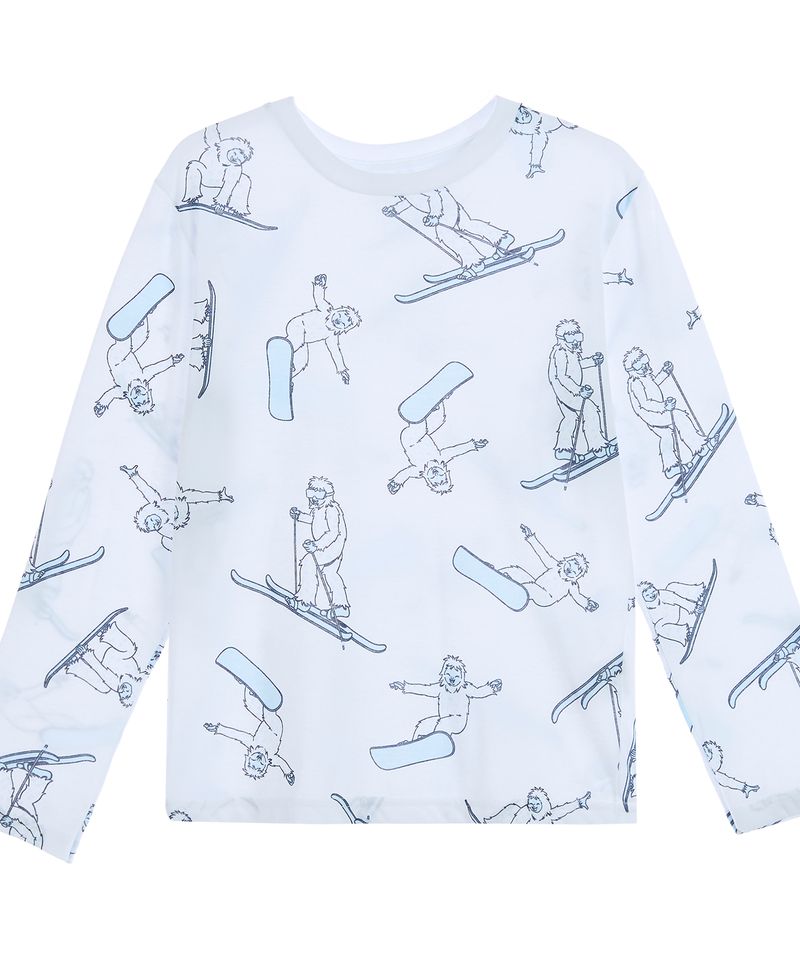 Playera Manga Larga de Niño Infantil