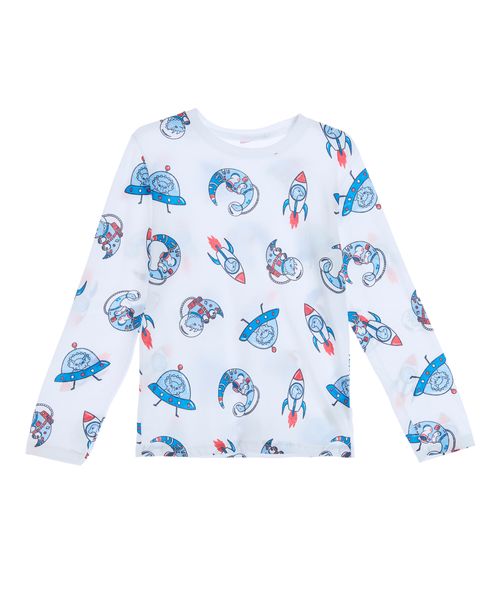 Playera Manga Larga  de  Niño Infantil