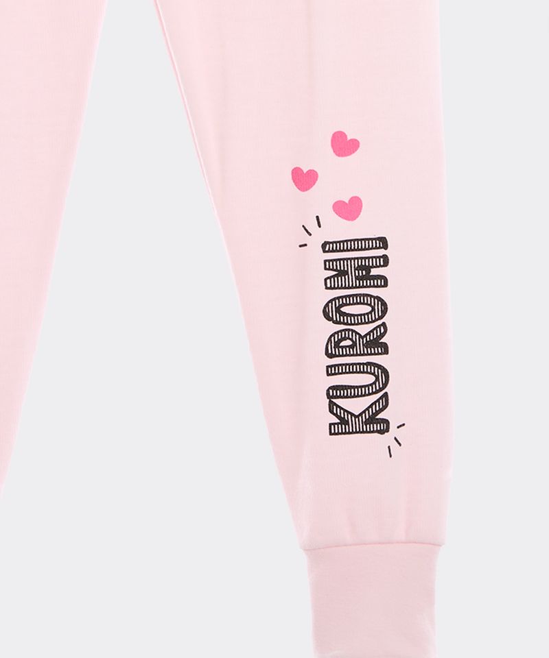 Set Pijama Pantalón y Playera Kuromi de Niña Infantil