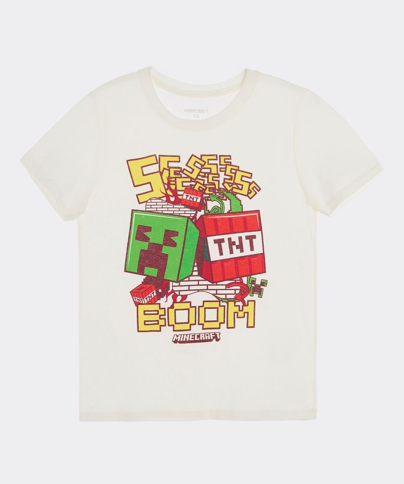 Playera de Licencia Minecraft de Niño Infantil