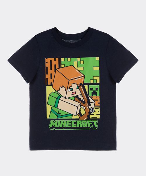 Playera de Licencia Minecraft de  Niño Infantil