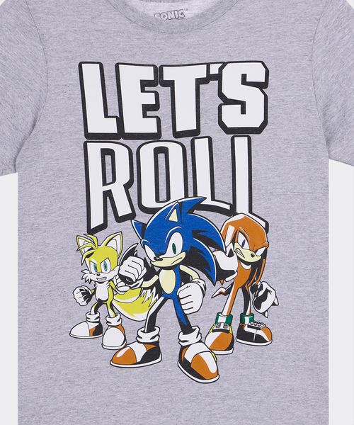 Playera de Licencia Sonic de  Niño Juvenil