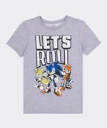 Playera de Licencia Sonic de Niño Juvenil