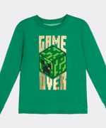 Playera de Licencia Minecraft de Niño Infantil