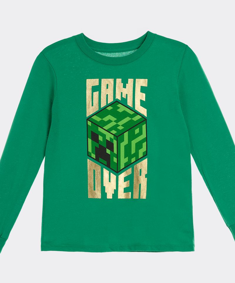 Playera de Licencia Minecraft de Niño Infantil