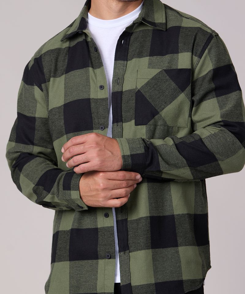 Camisa Manga Larga de Caballero