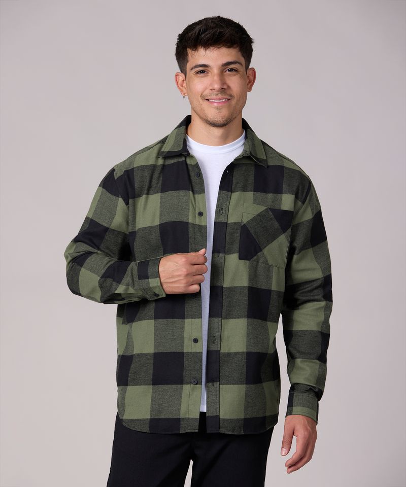 Camisa Manga Larga de Caballero