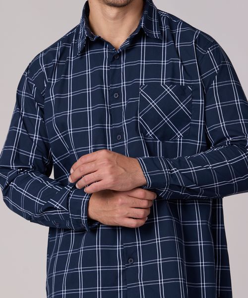 Camisa Manga Larga  de  Caballero