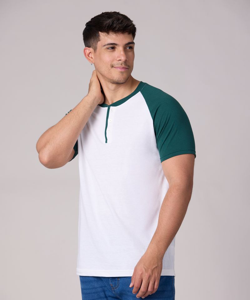 Playera Henley de Caballero