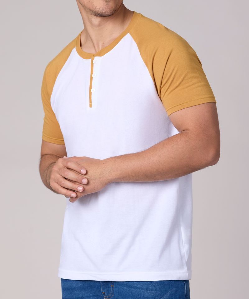 Playera Henley de Caballero
