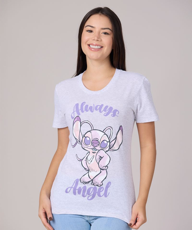 Playera de Licencia Lilo Y Stitch de Dama