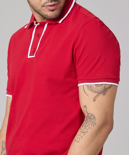 Playera Polo Manga Corta  de  Caballero