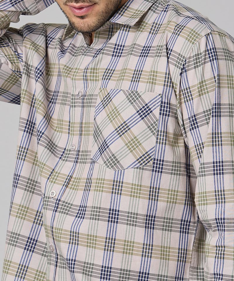 Camisa Manga Larga  de  Caballero