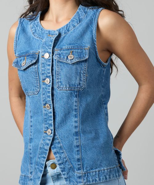 Chaleco  de  Mezclilla Dama