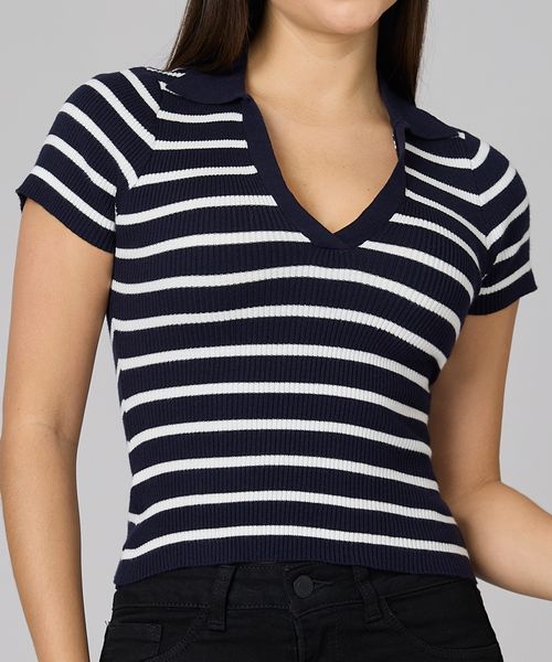 Suéter Manga Corta  de  Dama