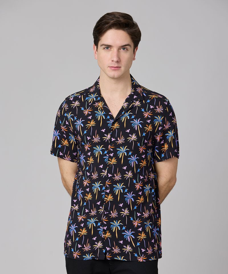 Camisa Manga Corta  de  Caballero