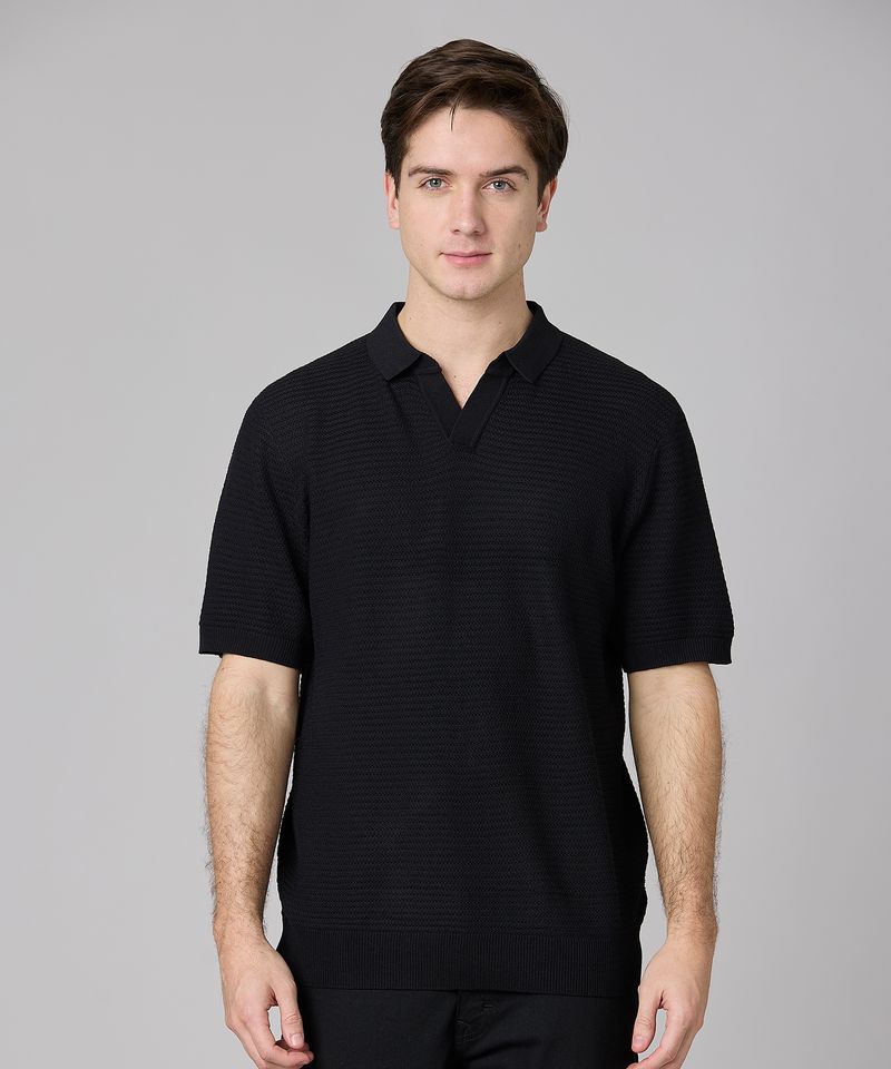 Suéter Manga Corta  de  Caballero