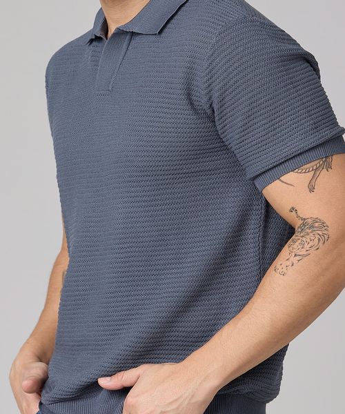 Suéter Manga Corta  de  Caballero