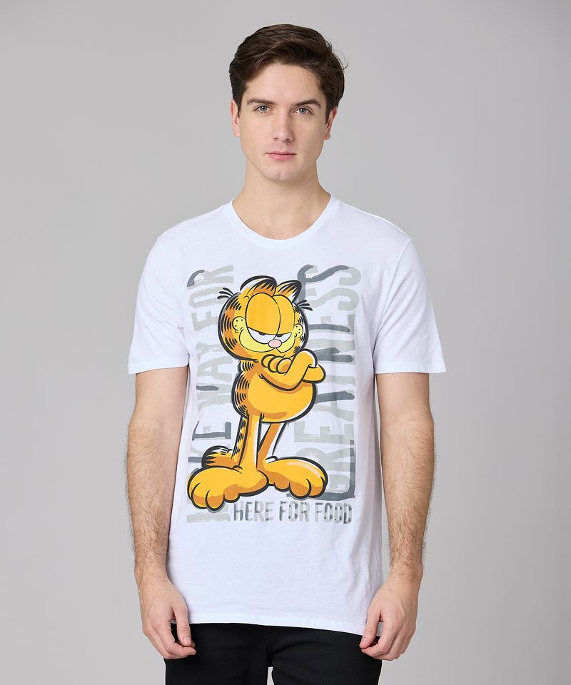 Playera de Licencia Garfield de  Caballero